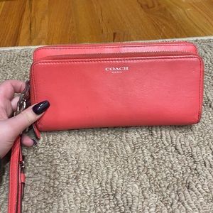 Coach Coral Wristlet/Wallet